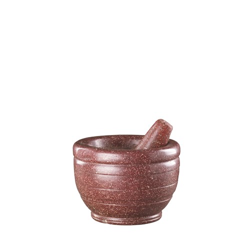 An Italian Porphyry Mortar and Pestle